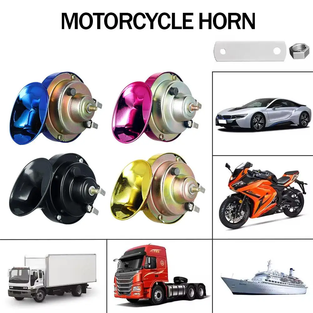 300db 12V Motorcycle Horn Car  - огляд і ціна Emergency Whistle Loud