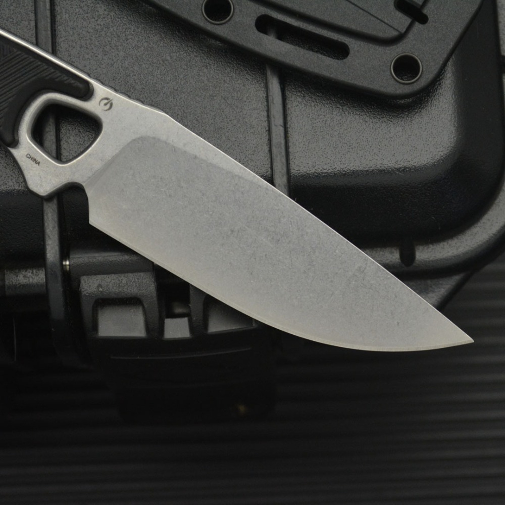 2048 EDC Straight Knife Black  - огляд і ціна Bushcraft Knife Fixed