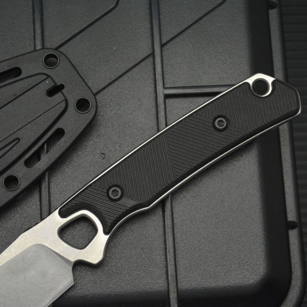 2048 EDC Straight Knife Black  - огляд і ціна Bushcraft Knife Fixed