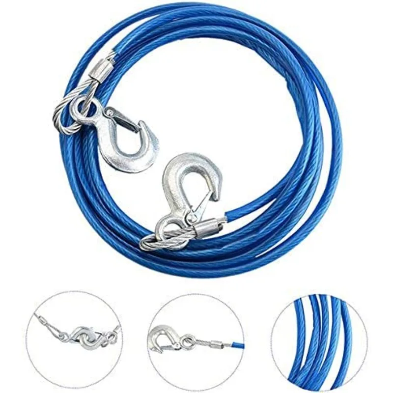 Car Towing Rope 3-7 Tons Steel - огляд і ціна Rescue Rope Throw