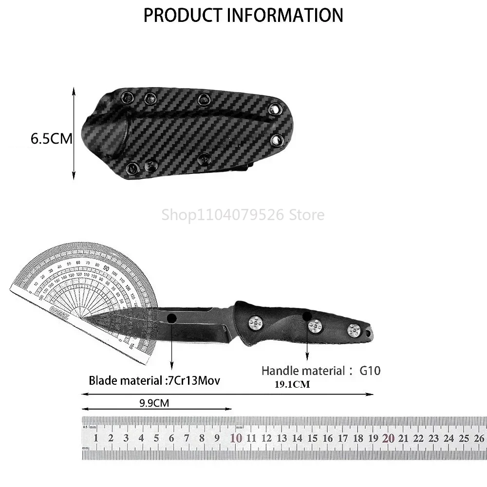 113 Model 7Cr13Mov Blade Pract - огляд і ціна Bushcraft Knife Fixed