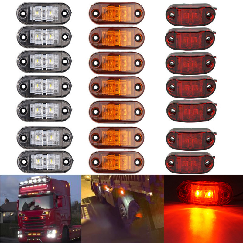10PCS Warning Lights LEDs Diod - огляд і ціна Signal Panel Orange